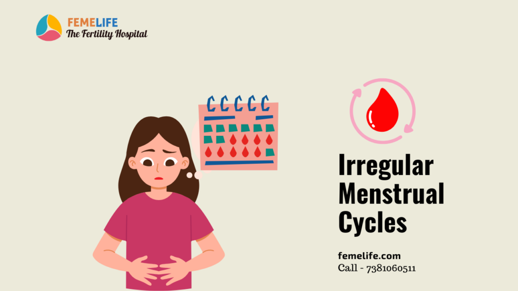 Irregular menstrual cycles